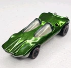 Hot Wheels Redline Swingin Wing Green White Interior Vintage Original