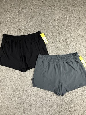 NWT All In Motion Men s Running Shorts With Lining 2 Pairs Size Large 3  Inseam
