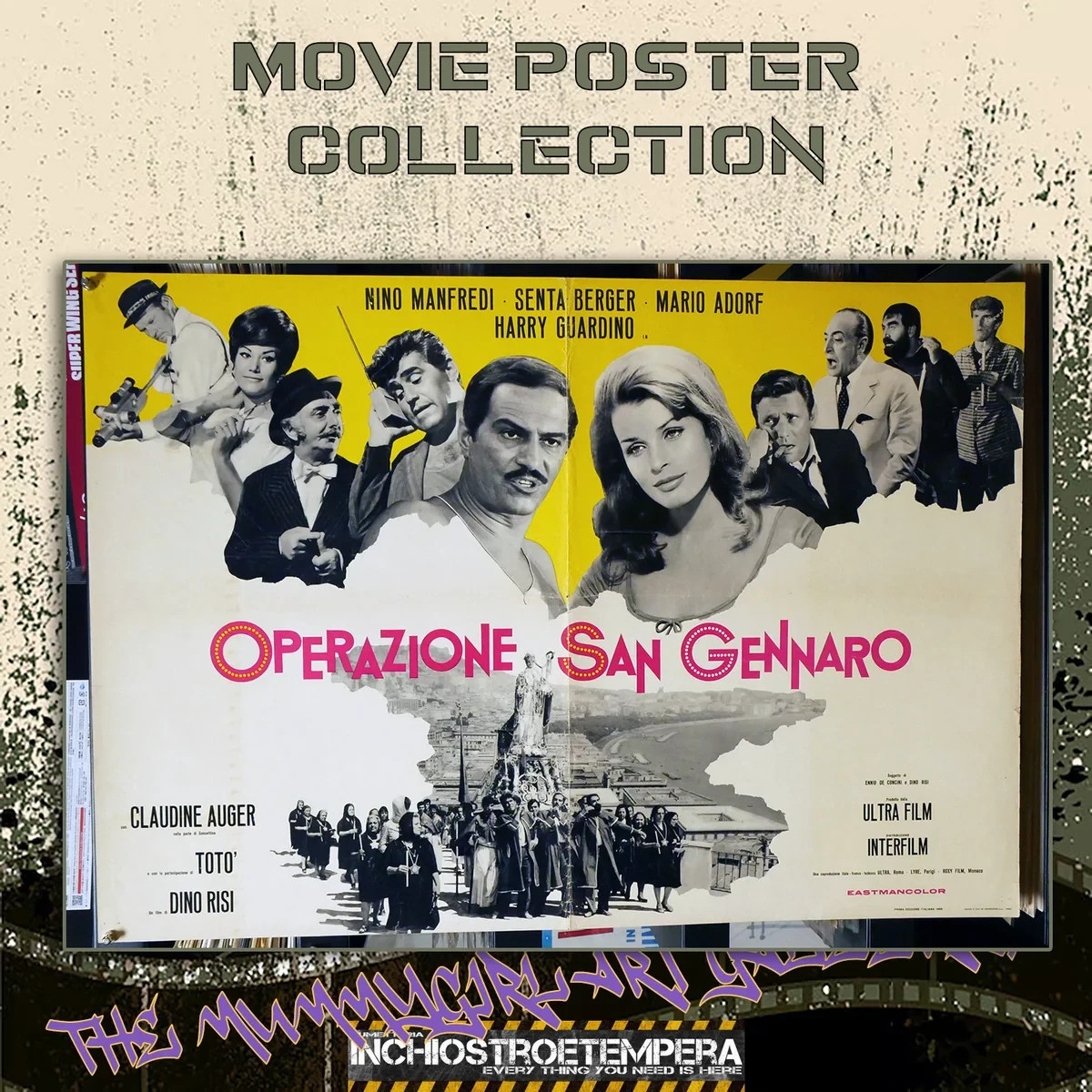 Senta Berger: Operazione San Gennaro | Soggettone Originale # O2 (100x70)