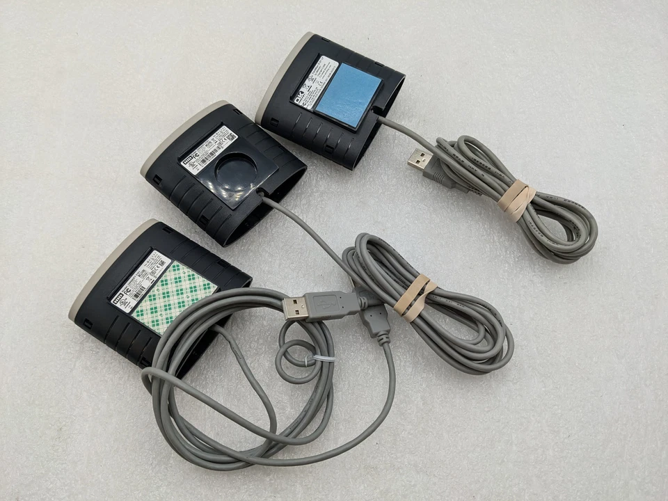 LOTE DE 3 HID Omnikey 3121 USB Cardman CAC Lector de Tarjetas Inteligentes de Identificación Militar Envío y devolución gratuitos Foto 2 de 4