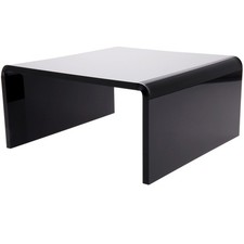 Plymor Black Acrylic Short Square Display Riser, 5" H x 10" W x 10" D