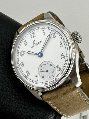 LACO NAVY WATCHES CUXHAVEN 42.5mm SWISS MANUAL WIND MOVEMENT CAL LACO 98