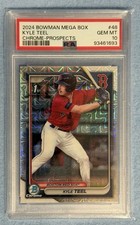 2024 Bowman - Chrome Prospects Kyle Teel #BCP-48 Mojo Refractor (RC)