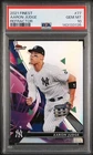 Aaron Judge 2021 Topps Finest #77 Refractor PSA 10 MVP - New York Yankees