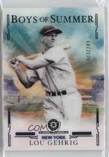 2025 Panini Boys of Summer 3/249 Lou Gehrig #30 HOF sc8