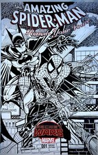Original Art Amazing Spider-Man Batman McFarlane Styl Sketch Cover Comic lot | eBay US