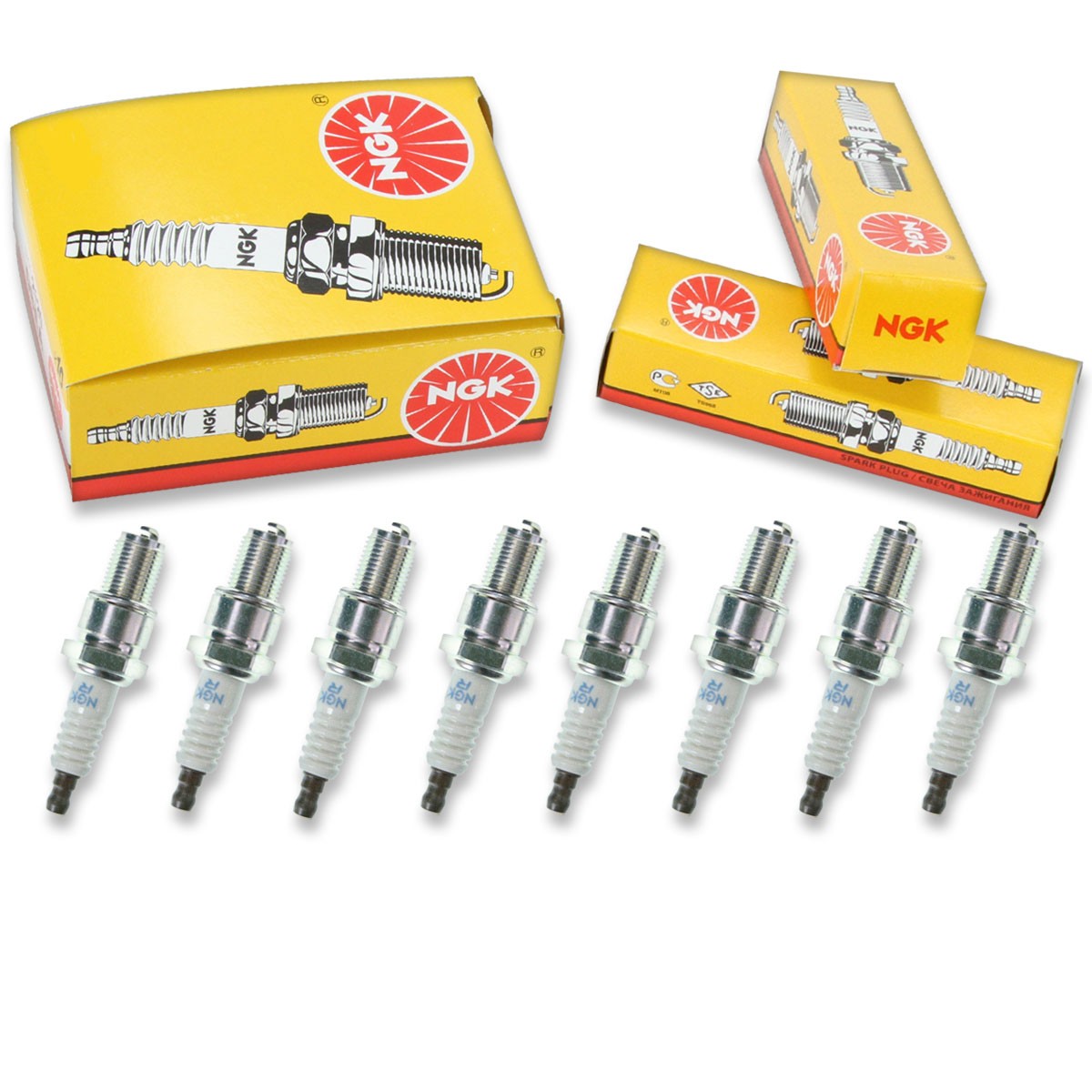 8pcs NGK 7986 Standard BR8ES-11 PWC Spark Plug Tune Up Kit Set ol