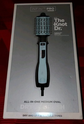Conair Infiniti Pro All In One Dryer Brush W/ The Knot Dr. Flexalite Bristles