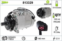 Kompressor Klimaanlage Valeo CORE-FLEX 813329 FüR 7LA Phaeton VW Touareg 12V T5