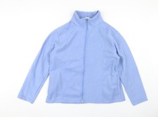 Anne de Lancay Women's Blue Fleece Jacket M