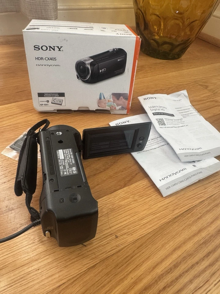 Sony HDR-CX405 Handycam 1080p Full HD Camcorder  Free Shipping - Image 2 of 4