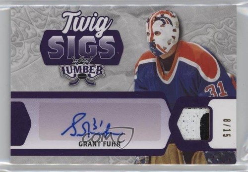 Grant Fuhr [Purple] #TS-GF1 2021 Leaf Lumber Twig Sigs card