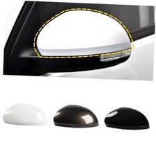 Car Door Side Rearview Mirror Cover Compatible With VW Tiguan 2009-2017