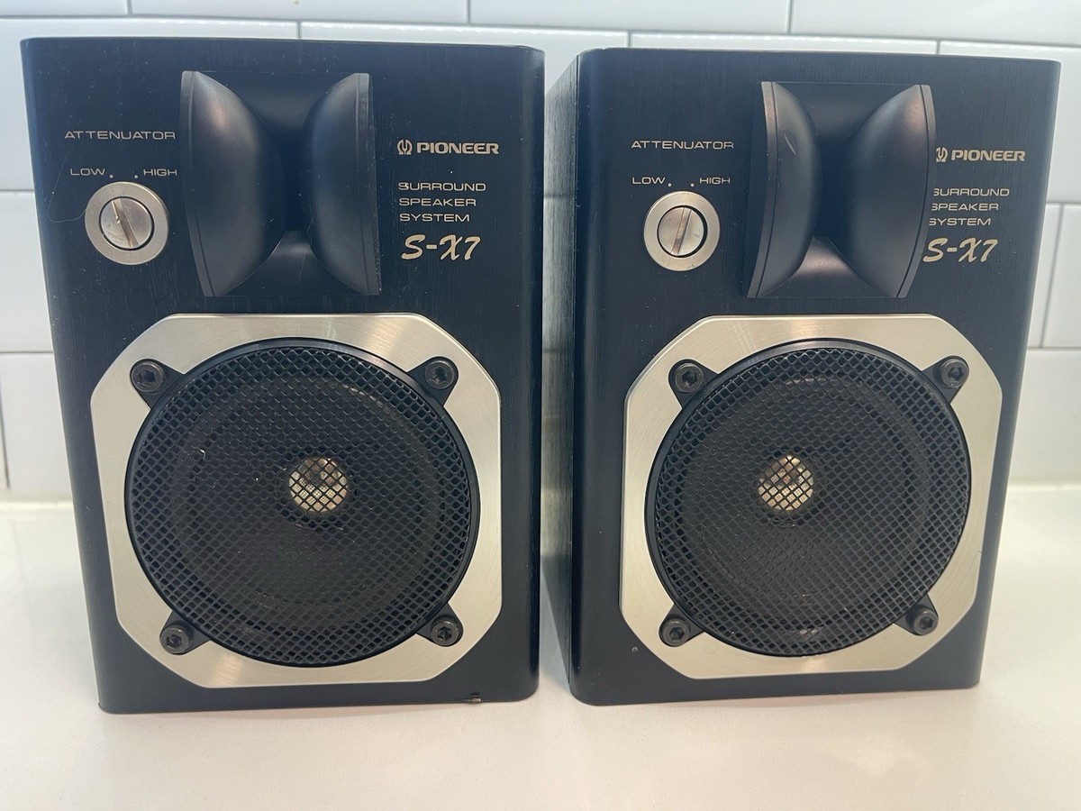 Vintage Pioneer S-X7 Bookshelf Speakers Pair 45W 16 Ohm Made in
