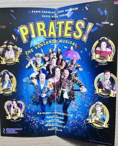 PIRATES THE PENZANCE MUSICAL-BROADWAY THEATRE FLYER-RAMIN KARIMLOO-DAVID HYDE - Picture 2 of 2