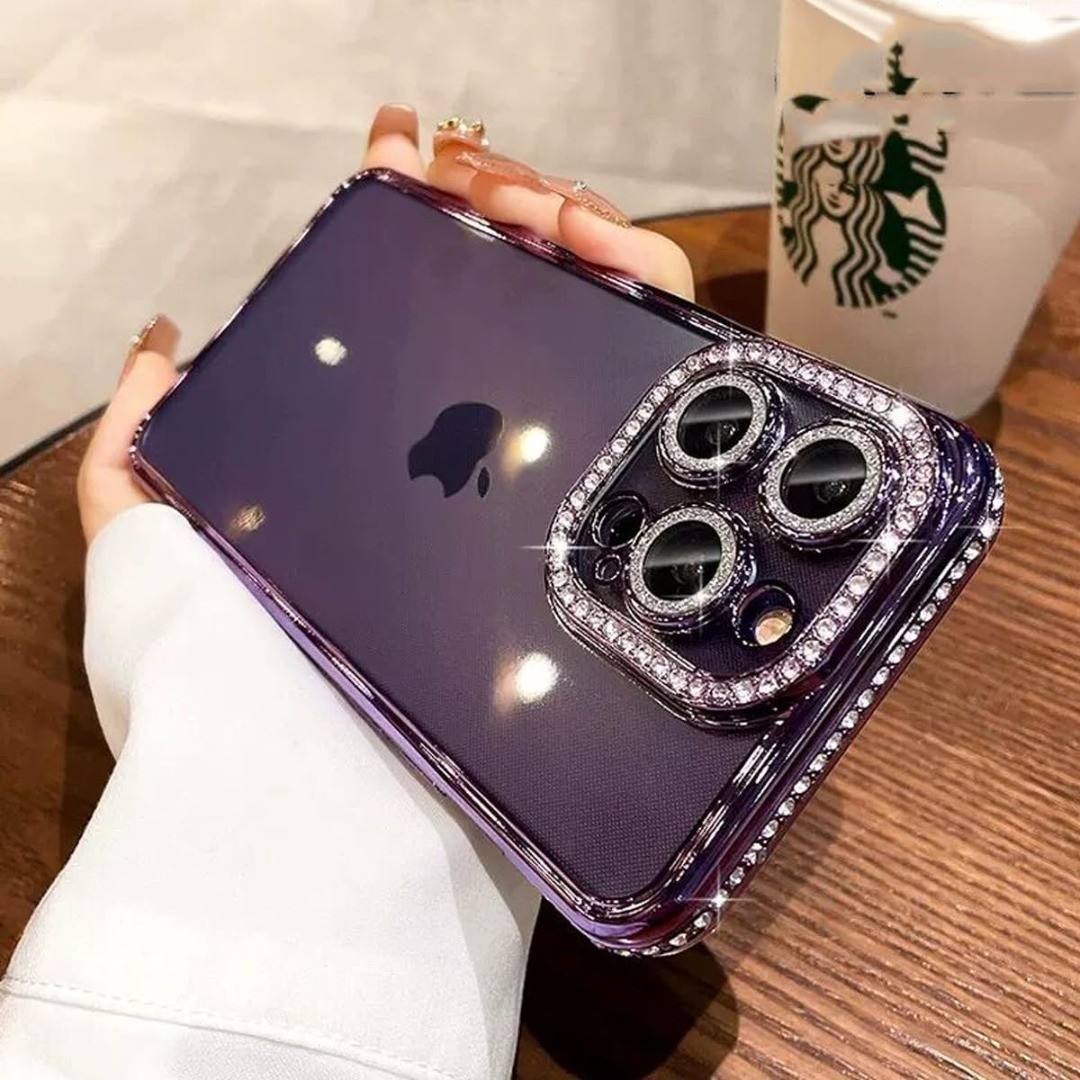 Luxurious Gradient Glitter Case For IPhone 16 Pro Max, Non-Yellowing Clear TPU Slim Bling Sparkle Cute Shockproof Lightweight Phone Case Cover For Women Girls IPhone 16 Pro Max,Pink - Foto 9