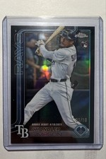 2025 Topps Chrome Sapphire Edition Rookie Chandler Simpson #USC17 Black 1/10