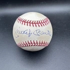 Mickey Mantle Signed Baseball with JSA COA New York Yankees MLB HOF Auto