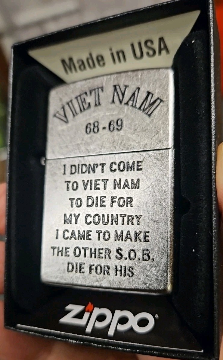VIET-NAM WAR 68-69 ZIPPO LIGHTER NEW IN ORIGINAL BOX