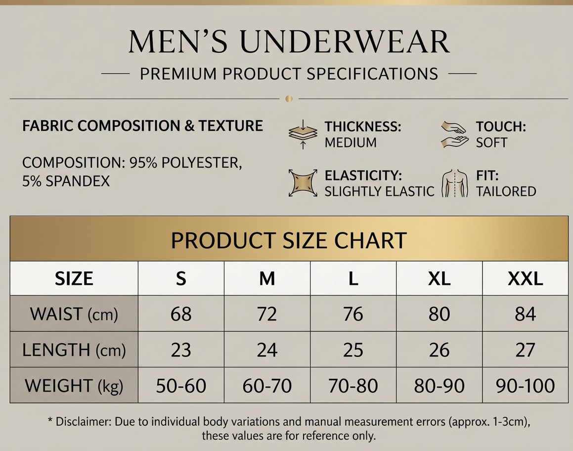 5 Pack Mens Summer Boxer Briefs Soft Breathable Underwear Sizes S-XXL View 3