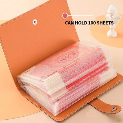 100 Envelope Challenge Cash Budget Binder Money Saving Planner Wallet US seller