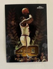 1998 Topps Chrome Basketball Topps 40 Refractor Patrick Ewing #T40-2 - Knicks