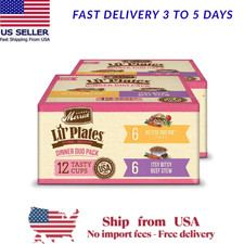 Merrick Lil' Plates Grain Free Beef and Chicken Dinner Duos Wet Dog Food Variety