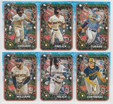 2024 BREWERS 40 Card Lot w/ TOPPS HOLIDAY Team Set (25) '24 Players CHOURIO RC