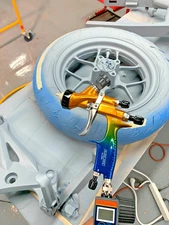 Atom X88 Bluemoon LVLP Spray Gun Kit 1.3/1.4mm Tips – Pro Auto Paint Tool w/ Gun