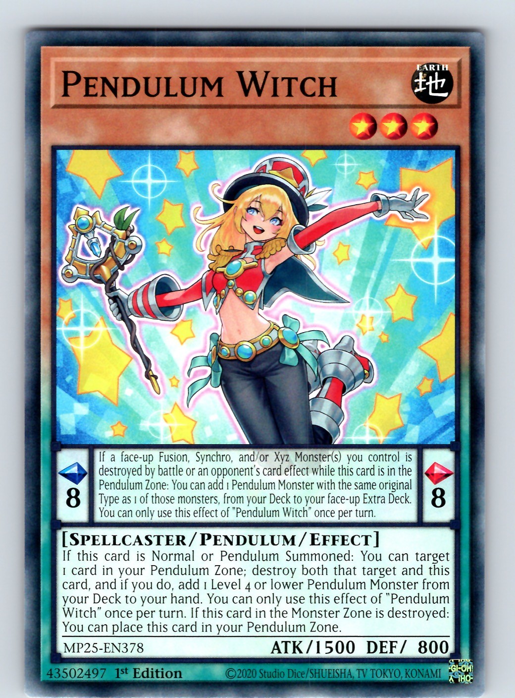 Pendulum Witch Common 2025 Mega-Pack 1st Edition MP25-EN378 NM