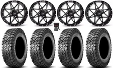 ITP Tornado 15" Wheels Black 34" Predator Tires Kawasaki Mule Pro FXT KRX /