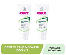 2 x 100g Oxy Deep Cleansing Face Wash Anti Bacterial