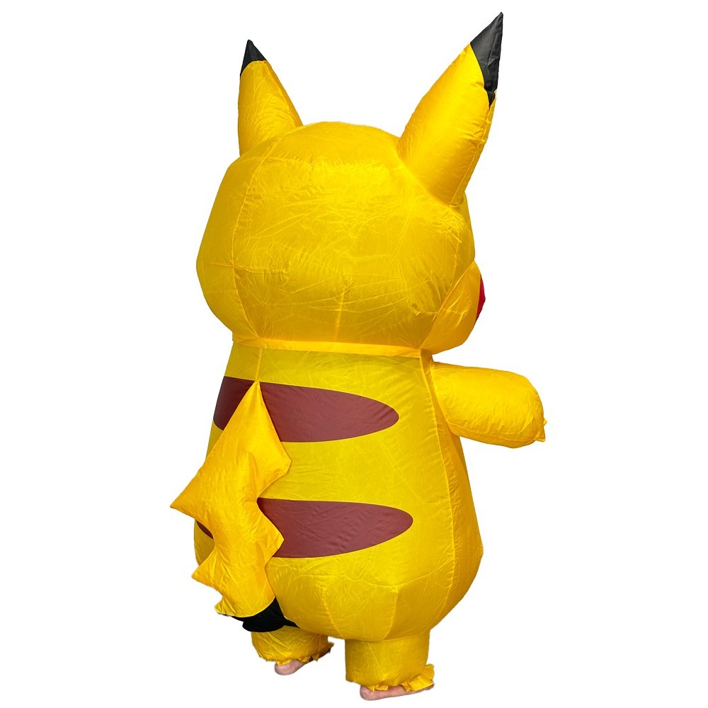 Inflatable Costume Pikachu Kid/Adult Size Full Body Blow Up Cosplay Party Outfit