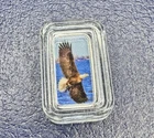 1 Gram Colorized Bald Eagle .999 Silver Bar - Vintage- Rare!