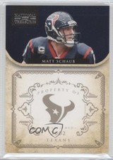 2011 Playoff National Treasures 57/99 Matt Schaub #61 0b2