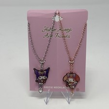 Hello Kitty - My Melody Kuromi - Cupid Best Friend Necklace Set - New