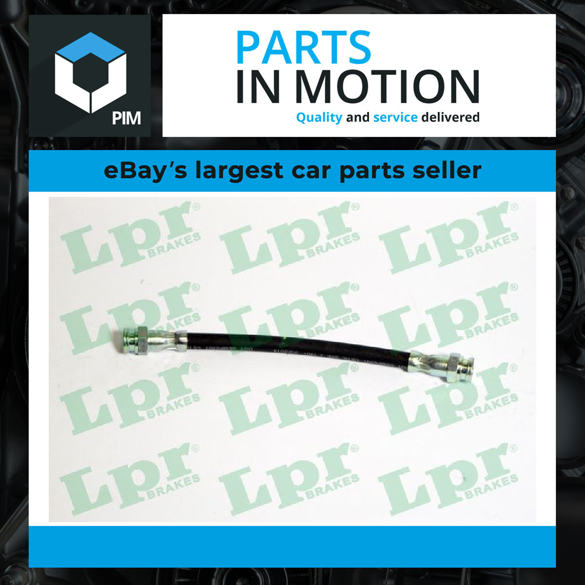 Brake Hose fits FIAT UNO 146 9 83 to 96 Hydraulic LPR 0060501725 5968667 Quality