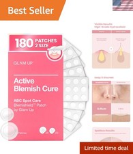 -Friendly 180 Count Blemish Patches - Absorbent Hydrocolloid for Clear Skin