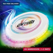 Light up Flying Disc-16 Millions Colors, 48 LEDs  13 Light Modes, LED Flying Di