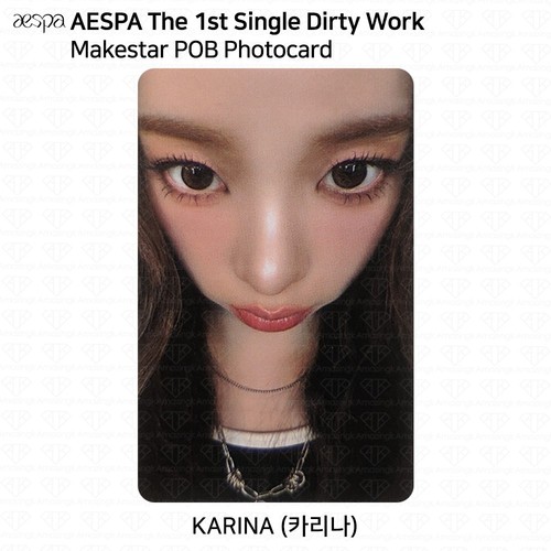 Aespa The 1st Single Album Dirty Work POB Photocard Applemusic Soundwave KPOP - Bild 18 von 41