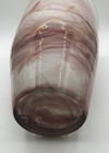 Vtg Krosno Jozefina-Style Aubergine White Avventurina Art Glass 12" Vase — photo 6