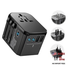 Universal Travel Adapter International Plug Adapter for Worldwide Travel 