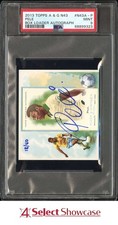 2013 TOPPS ALLEN & GINTER N43 BOX LOADER AUTO #N43A-P PELE HOF #/40 POP 3 PSA 9