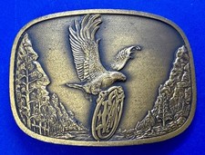 Vintage 1982 Smith  Wesson Guns American Traditions Eagle Vintage Belt Buckle