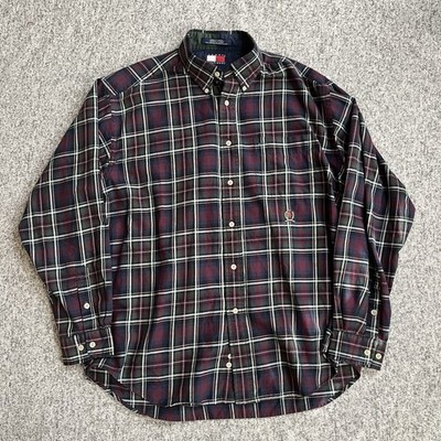 Men s Tommy Hilfiger Button Up Shirt Size Large 