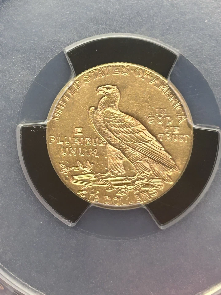 SASA 1925-D $2.50 Gold Indian PCGS AU58 - Image 4 of 4