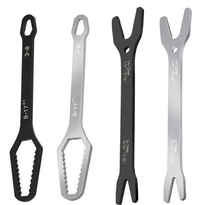 Torx Wrench Double-Head Self-Tightening Wrench 6-25mm/3-17mm Adjustable Glasses