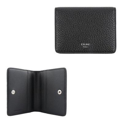 Celine Grained Calf Bifold Card Case 153891615 [U]
