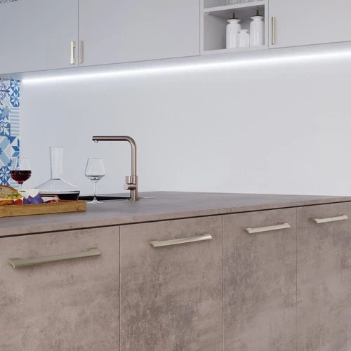 Atlas A635-BRN Atwood 12" Center to Center Bar Pull Brushed Nickel - Picture 3 of 3