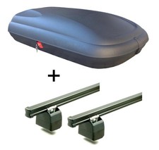 Dachbox VDPBA320 320 Ltr + AURILIS PRO Dachtr&auml;ger f&uuml;r f&uuml;r Mercedes Citan ab 12